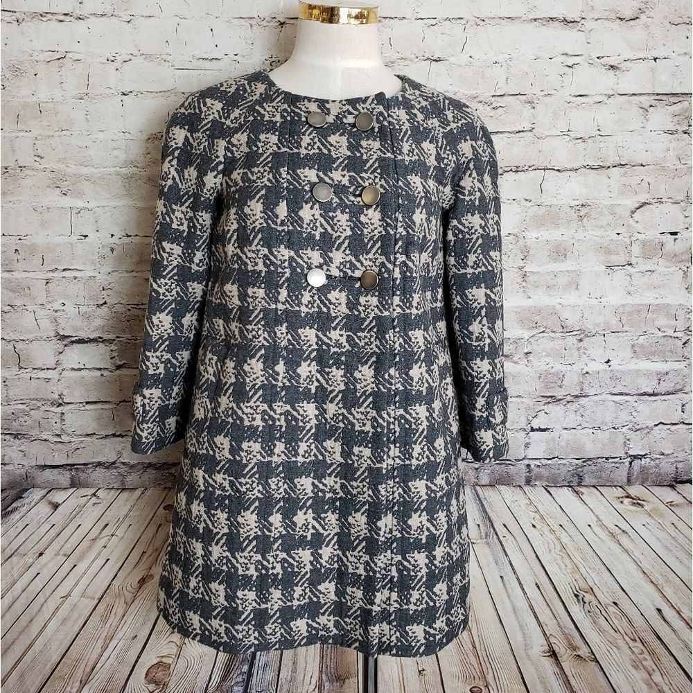 Mint Judy Arnold Wool Blend Coat